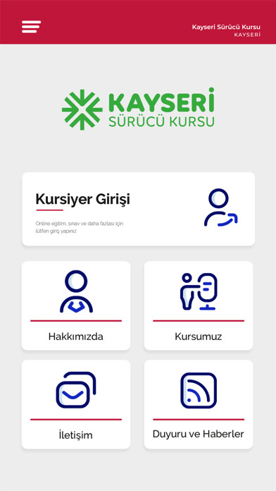 Emulate iPhone app Kayseri Sürücü Kurs using MyAndroid Emulate iPhone app Kayseri Sürücü Kurs using MyAndroid