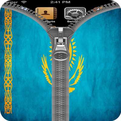 Emulate Android APK Kazakhstan Flag Zipper Lock Emulate Android APK Kazakhstan Flag Zipper Lock