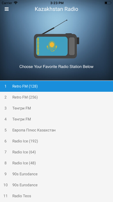 Emulate iPhone app Kazakhstan Radio: Kazakh FM using MyAndroid Emulate iPhone app Kazakhstan Radio: Kazakh FM using MyAndroid