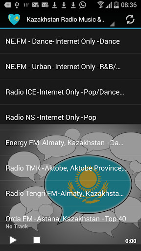 Run android online APK Kazakhstan Radio Music & News from MyAndroid or emulate Kazakhstan Radio Music & News using MyAndroid