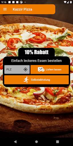 Run android online APK Kazzir Pizza from MyAndroid or emulate Kazzir Pizza using MyAndroid