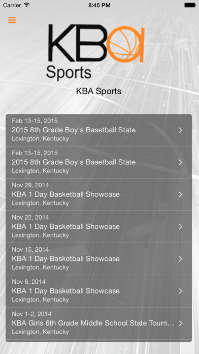 Emulate iPhone app KBA Sports using MyAndroid
