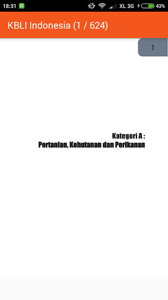 Run android online APK KBLI Klasifikasi Baku Lapangan Usaha Indonesia from MyAndroid or emulate KBLI Klasifikasi Baku Lapangan Usaha Indonesia using MyAndroid