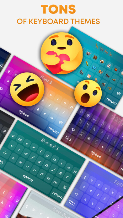 Emulate iPhone app K-board: Stylish Themes&Fonts using MyAndroid
