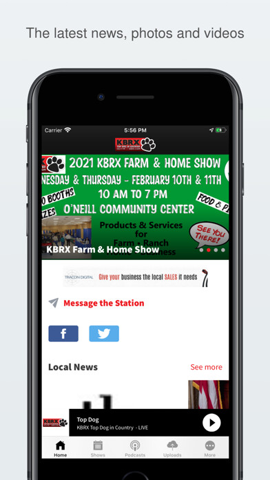 Emulate iPhone app KBRX Radio 102.9 FM using MyAndroid Emulate iPhone app KBRX Radio 102.9 FM using MyAndroid
