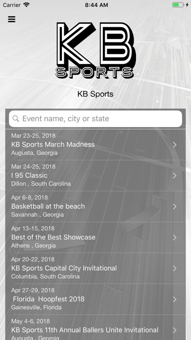 Emulate iPhone app KB Sports using MyAndroid