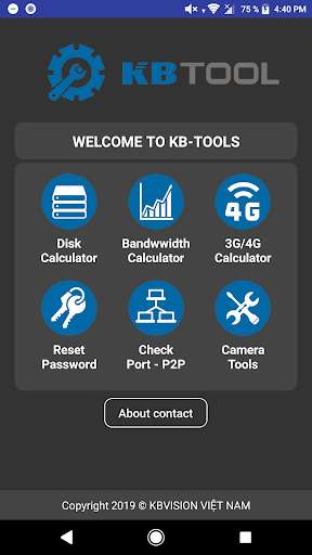 Run android online APK KB Tools from MyAndroid or emulate KB Tools using MyAndroid