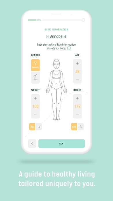 Emulate iPhone app Kcal Body Assessment using MyAndroid
