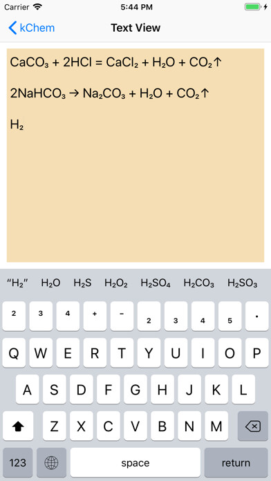 Emulate iPhone app kChem - Chemistry Keyboard using MyAndroid Emulate iPhone app kChem - Chemistry Keyboard using MyAndroid
