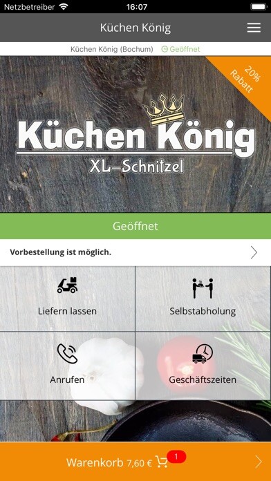 Emulate iPhone app Küchen König using MyAndroid Emulate iPhone app Küchen König using MyAndroid