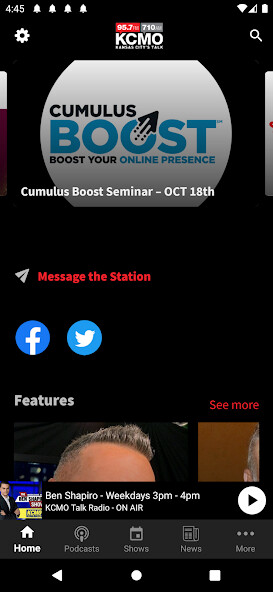 Emulate iPhone app KCMO 710 AM using MyAndroid Emulate iPhone app KCMO 710 AM using MyAndroid