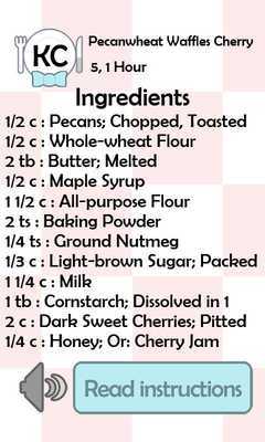Emulate Android APK KC Pecanwheat Waffles Cherry