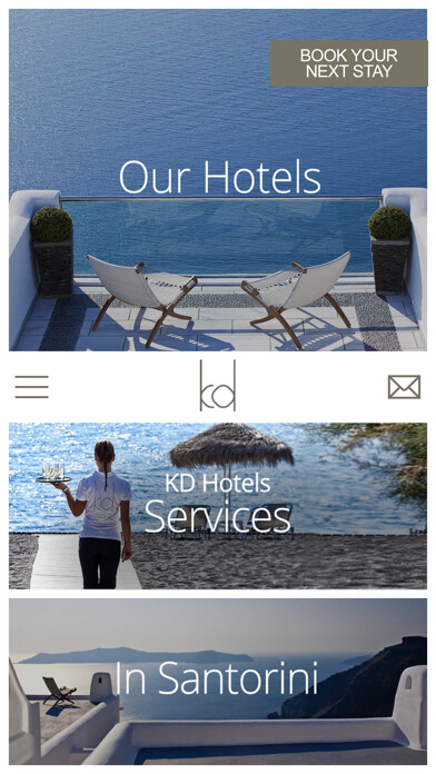 Emulate iPhone app KD Hotels, Santorini using MyAndroid Emulate iPhone app KD Hotels, Santorini using MyAndroid