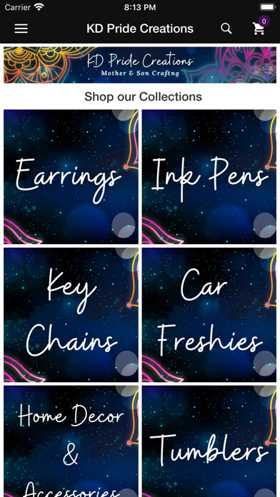 Emulate iPhone app KD Pride Creations using MyAndroid Emulate iPhone app KD Pride Creations using MyAndroid
