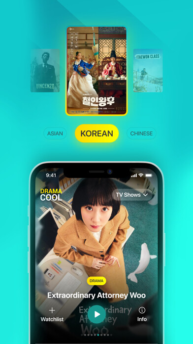 Emulate iPhone app kDramaCool: Kdrama Movies & TV using MyAndroid