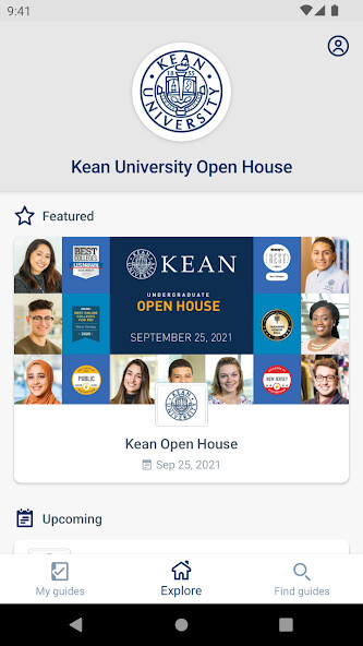 Emulate iPhone app Kean University Admissions using MyAndroid Emulate iPhone app Kean University Admissions using MyAndroid
