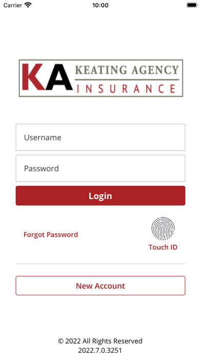 Emulate iPhone app Keating Ins Agency Online using MyAndroid Emulate iPhone app Keating Ins Agency Online using MyAndroid