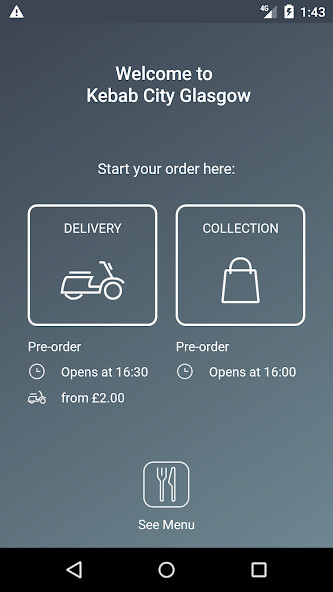 Run android online APK Kebab City Glasgow from MyAndroid or emulate Kebab City Glasgow using MyAndroid