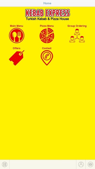 Emulate iPhone app Kebab Express Antrim using MyAndroid