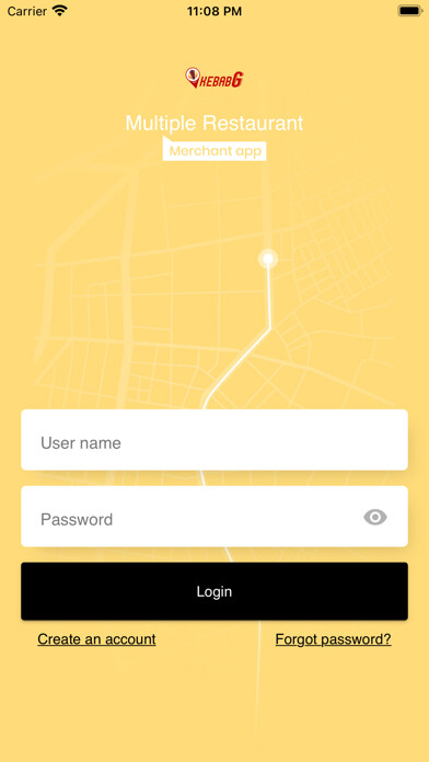Emulate iPhone app KebabG Merchant using MyAndroid