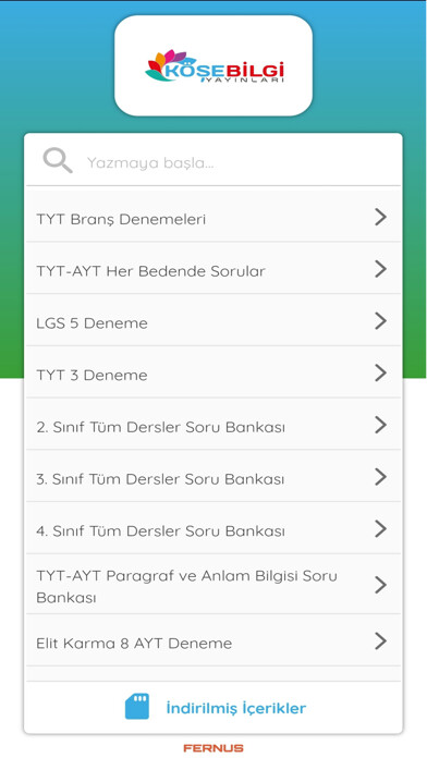 Emulate iPhone app Köşebilgi Video Çözüm using MyAndroid