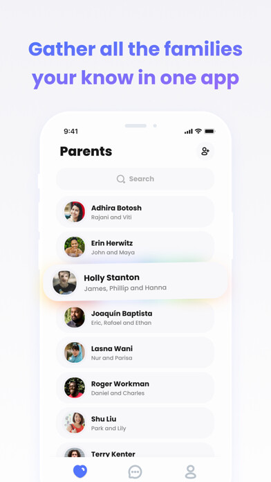 Emulate iPhone app Keedoo: Parent Events & Chats using MyAndroid