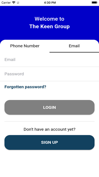 Emulate iPhone app Keen Group Minicab TAXI using MyAndroid Emulate iPhone app Keen Group Minicab TAXI using MyAndroid