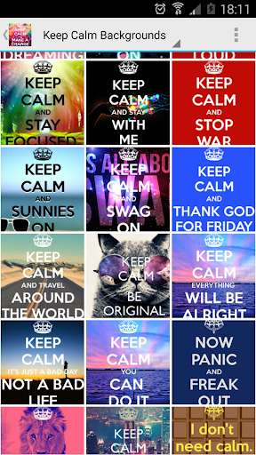 Emulate Android APK Keep Calm Backgrounds Emulate Android APK Keep Calm Backgrounds