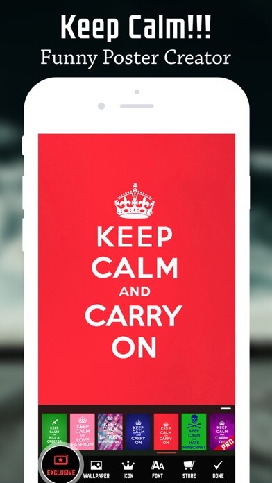 Emulate iPhone app Keep Calm!!! Funny Poster Maker using MyAndroid Emulate iPhone app Keep Calm!!! Funny Poster Maker using MyAndroid