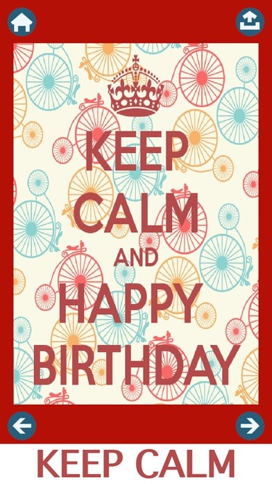 Emulate iPhone app Keep Calm wallpaper using MyAndroid