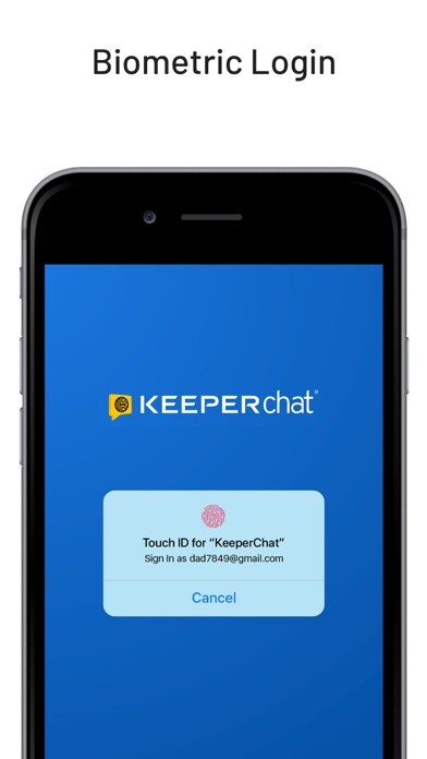Emulate iPhone app KeeperChat Encrypted Messenger using MyAndroid