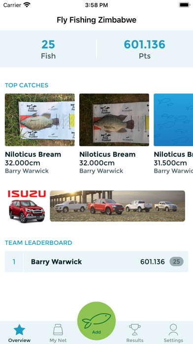 Emulate iPhone app Keepnet Weigh Bay: Fishing App using MyAndroid