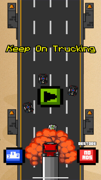 Emulate iPhone app Keep On Trucking using MyAndroid