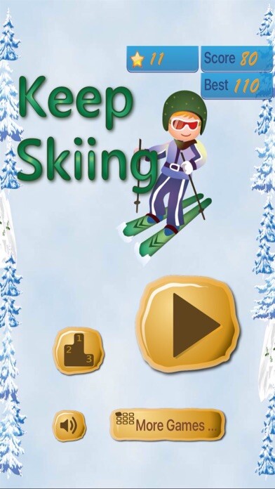 Emulate iPhone app Keep Skiing using MyAndroid