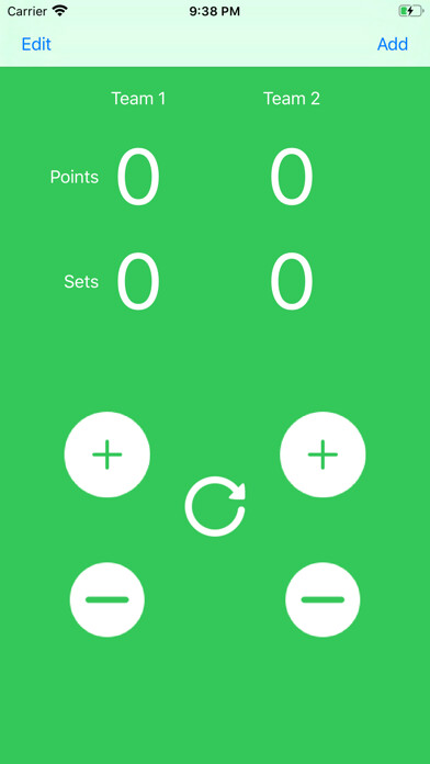 Emulate iPhone app Keep Tennis Score Gamekeeper using MyAndroid