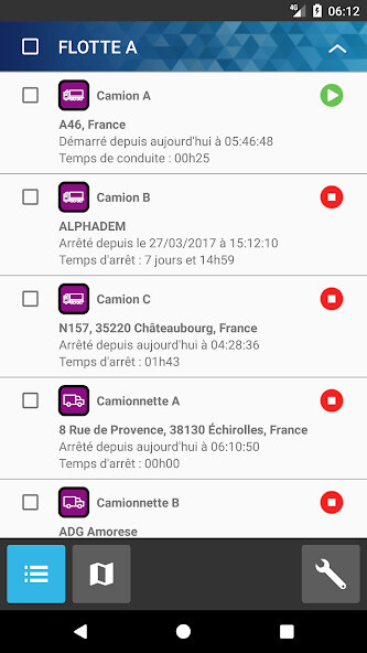 Emulate iPhone app KeepTrace - Manager Companion using MyAndroid
