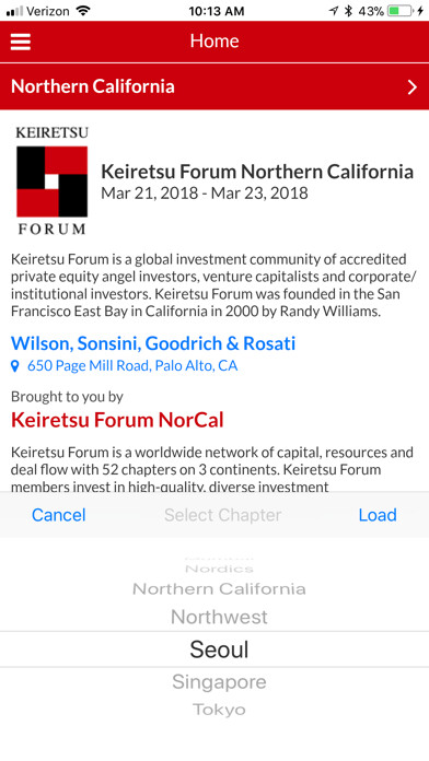 Emulate iPhone app Keiretsu Forum using MyAndroid Emulate iPhone app Keiretsu Forum using MyAndroid