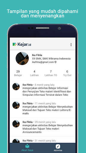 Run android online APK Kejar (untuk Siswa) from MyAndroid or emulate Kejar (untuk Siswa) using MyAndroid