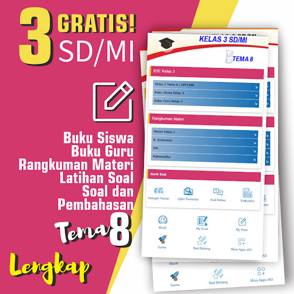 Run android online APK Kelas 3 Tema 8 Buku Siswa Guru from MyAndroid or emulate Kelas 3 Tema 8 Buku Siswa Guru using MyAndroid