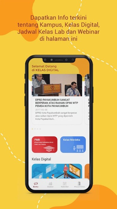 Emulate iPhone app Kelas Digital using MyAndroid