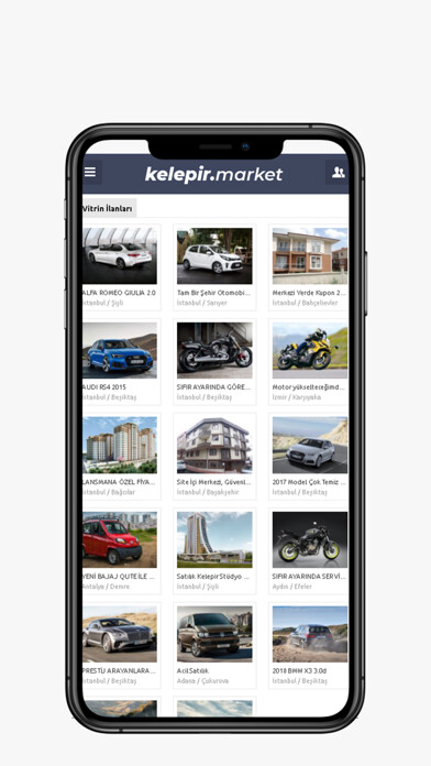 Emulate iPhone app Kelepir Market using MyAndroid