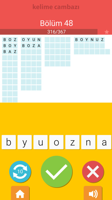 Emulate iPhone app Kelime Cambazı using MyAndroid