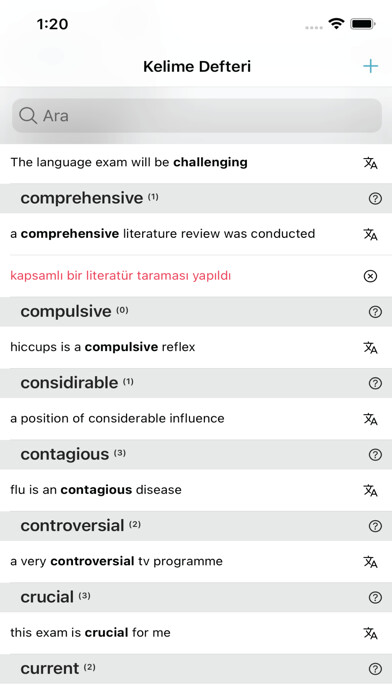 Run android online APK Kelime Defteri from MyAndroid or emulate Kelime Defteri using MyAndroid