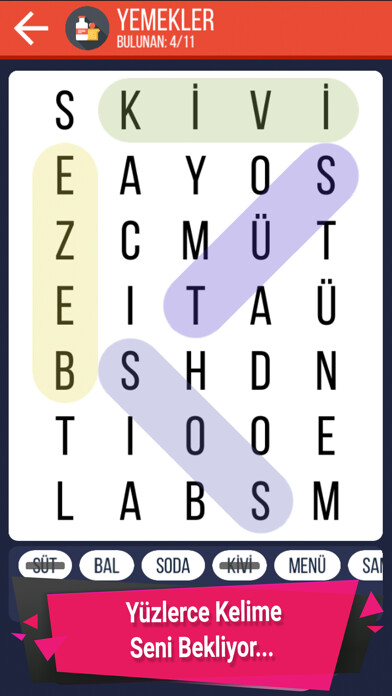 Emulate iPhone app Kelime Sarmal?: Harfleri Bul using MyAndroid Emulate iPhone app Kelime Sarmal?: Harfleri Bul using MyAndroid