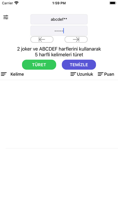 Emulate iPhone app Kelime Tüyo - Sözlük using MyAndroid Emulate iPhone app Kelime Tüyo - Sözlük using MyAndroid