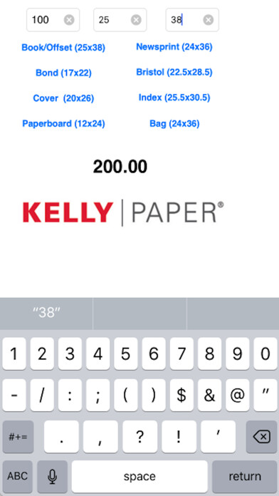 Emulate iPhone app Kelly Paper Basis to M-Weight using MyAndroid Emulate iPhone app Kelly Paper Basis to M-Weight using MyAndroid
