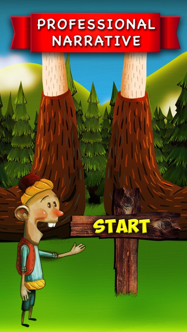 Emulate iPhone app Keloglan and The Giant : Kids Book,Story and Games Free using MyAndroid