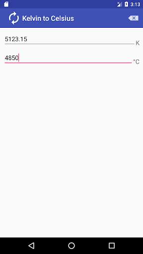 Run android online APK Kelvin to Celsius converter from MyAndroid or emulate Kelvin to Celsius converter using MyAndroid Run android online APK Kelvin to Celsius converter from MyAndroid or emulate Kelvin to Celsius converter using MyAndroid