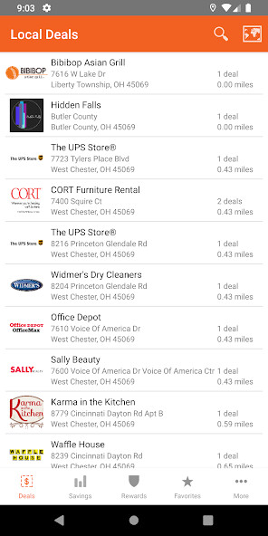 Emulate iPhone app Kemba Member Valued Perks using MyAndroid