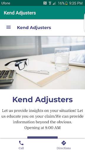 Run android online APK Kend Adjusters from MyAndroid or emulate Kend Adjusters using MyAndroid
